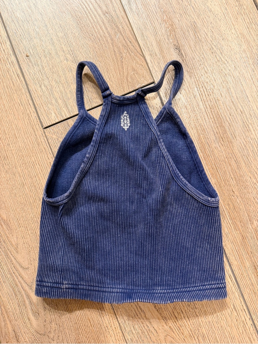 FP Movement by Free People Navy Ribbed Racerback Tank - Picture 2 of 3